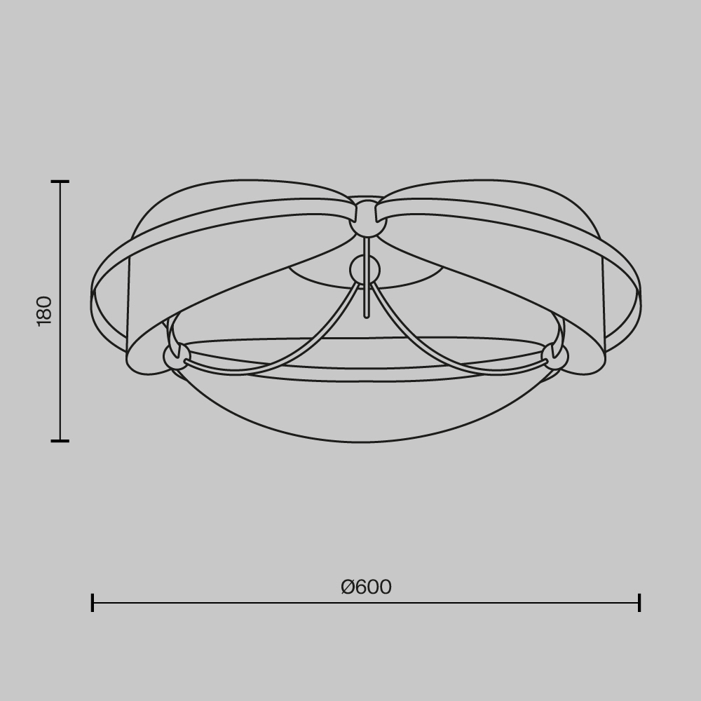 Потолочный светильник Breeze 3000К 45Вт в Ижевске