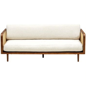 Диван Rattan Decor Sofa Ivory ivory ( слоновая кость ) Коричневый в Ижевске | Loft Concept 