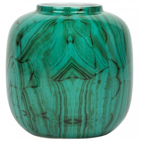 Ваза Malachite Vase Low Малахит в Ижевске | Loft Concept 