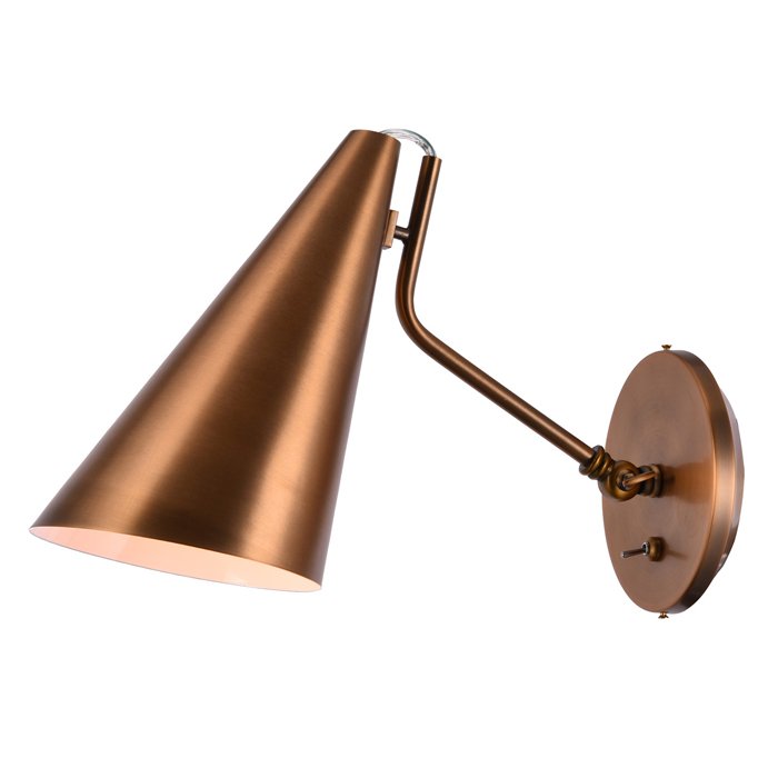 Бра VC light CLEMENTE wall lamp copper Медь в Ижевске | Loft Concept 