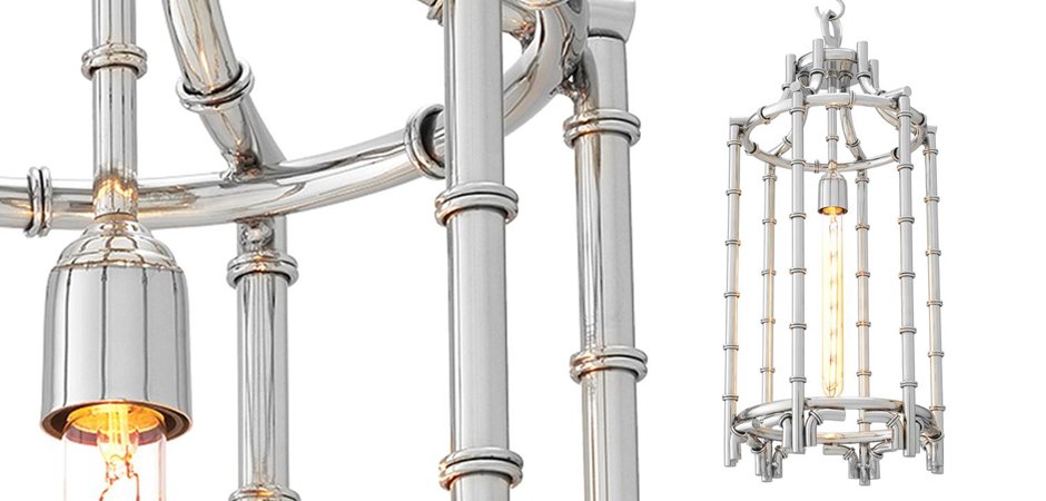 Люстра Eichholtz Lantern Vasco Steel - Loft-Concept в Ижевске