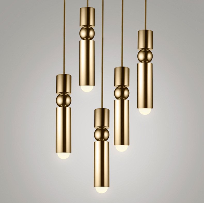 Подвесной светильник Fulcrum by Lee Broom Brass Латунь в Ижевске | Loft Concept 