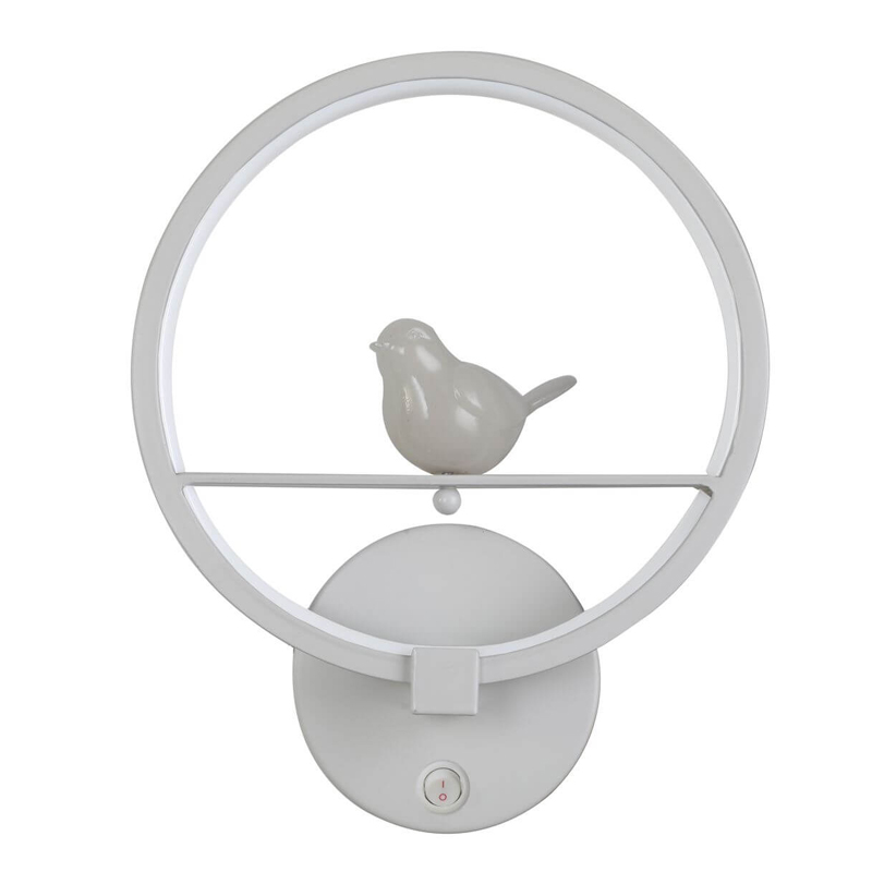 Бра Bird Ring Sconce white Белый в Ижевске | Loft Concept 