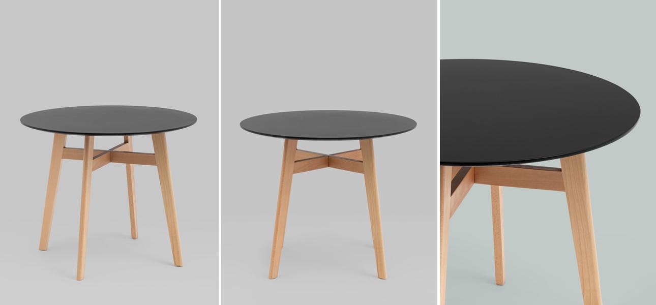 Стол черный Eluned Collection - фото