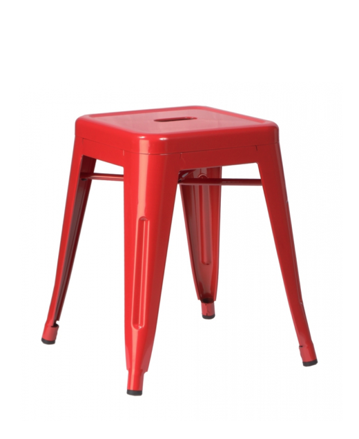 Кухонный стул Tolix Kitchen Stool 45 Черный Салатовый Нержавеющая сталь Голубой Желтый Зеленый Красный Оранжевый Белый в Ижевске | Loft Concept 