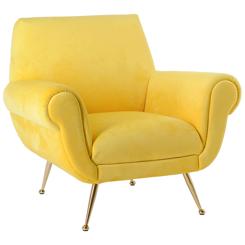 Кресло Lounge Chair Gigi Radice yellow Желтый в Ижевске | Loft Concept 