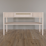 Дизайнерская Консоль с полкой и ящиком Primo Светлый дуб варинант исполнения - 1 | Loft Concept в Ижевске