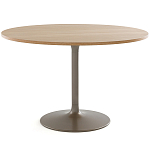 Круглый обеденный стол на одной ножке Remo Round Dining Table варинант исполнения - 1 | Loft Concept в Ижевске