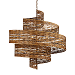 Люстра фактурная в виде спирали Enveloping Art варинант исполнения - 1 | Loft Concept в Ижевске