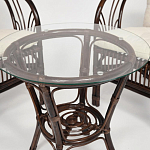 Комплект уличной мебели из ротанга Serenity Dark Brown варинант исполнения - 4 | Loft Concept в Ижевске