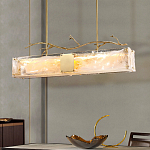 Люстра прямоугольная из фактурного стекла Chandelier Beam варинант исполнения - 6 | Loft Concept в Ижевске