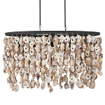 Люстра овальная с подвесками из устричных раковин Sea Ravens варинант исполнения - 3 | Loft Concept в Ижевске