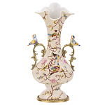 Ваза из фарфора с бронзовыми вставками Eden Garden варинант исполнения - 1 | Loft Concept в Ижевске