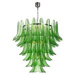Люстра из семи ярусов зеленого стекла Independence варинант исполнения - 1 | Loft Concept в Ижевске