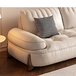 Диван кожаный с каркасом из массива дерева Furniture Medieval варинант исполнения - 3 | Loft Concept в Ижевске