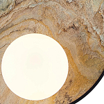 Бра круглое с каменным диском в металлической раме Sandstone Painting варинант исполнения - 3 | Loft Concept в Ижевске