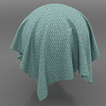 Мебельная ткань Шенилл бирюзовый цвет 142 см T4-61 варинант исполнения - 12 | Loft Concept в Ижевске