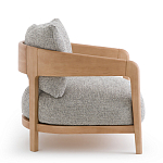 Кресло с каркасом из массива ясеня Deniaud Ash Grey Armchair варинант исполнения - 4 | Loft Concept в Ижевске