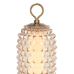 Настольная лампа с факутрным стеклянным плафоном Sonora варинант исполнения - 3 | Loft Concept в Ижевске