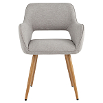 Стул в рогожке серого цвета NEASAN STOOL варинант исполнения - 2 | Loft Concept в Ижевске