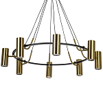 Кольцевая люстра Daviau Brass Ring Chandelier варинант исполнения - 1 | Loft Concept в Ижевске