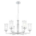 Люстра с 6-ю цилиндрическими стеклянными плафонами Jeanette варинант исполнения - 6 | Loft Concept в Ижевске