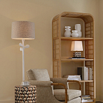 Настольная лампа с фигурным узором и трапециевидным абажуром Сonundrum варинант исполнения - 5 | Loft Concept в Ижевске