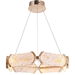 Люстра кольцевая с текстурным природным рисунком IceFlame варинант исполнения - 6 | Loft Concept в Ижевске