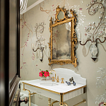 Обои ручная роспись Silk Tree Special Colourway on grey painted Xuan paper варинант исполнения - 2 | Loft Concept в Ижевске