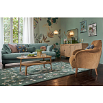 Кресло велюровое горчичного цвета Diaspro Mustard Armchair варинант исполнения - 7 | Loft Concept в Ижевске