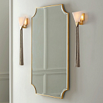 Зеркало в золотой деревянной раме Riviera варинант исполнения - 2 | Loft Concept в Ижевске