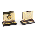 Настольный письменный набор из яшмы и долерита с декором Двуглавый орел Manager Organizer варинант исполнения - 4 | Loft Concept в Ижевске