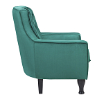 Кресло с мягкой обивкой из велюра на 4-х ножках из массива березы Scarlett Armchair green варинант исполнения - 2 | Loft Concept в Ижевске