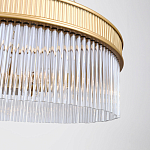 Люстра подвесная круглая со стеклянными трубками Nembus варинант исполнения - 4 | Loft Concept в Ижевске