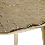 Столик журнальный металлический золотого цвета Modern Rethinking of Traditions варинант исполнения - 1 | Loft Concept в Ижевске