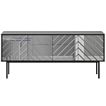 Длинная тумба с зеркальным декором Serena варинант исполнения - 12 | Loft Concept в Ижевске