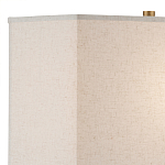 Настольная лампа с корпусом в форме кольца и прямоугольным абажуром French Ring варинант исполнения - 2 | Loft Concept в Ижевске