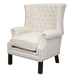 Кресло Charlie Armchair beige flax варинант исполнения - 3 | Loft Concept в Ижевске