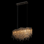 Люстра подвесная с металлическими цепочками и изогнутыми металлическими дугами 72 см Atlantis Chain варинант исполнения - 5 | Loft Concept в Ижевске