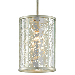 Подвесной светильник в форме цилиндра Speckled Mirror Plates варинант исполнения - 2 | Loft Concept в Ижевске