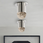 Потолочный светильник светодиодный с плафоном из натурального камня Purgatory варинант исполнения - 4 | Loft Concept в Ижевске