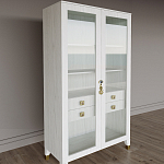 Дизайнерский шкаф витрина Elsa Dreams White с 4-мя ящиками варинант исполнения - 3 | Loft Concept в Ижевске