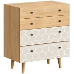Комод с принтом на ящиках Elise Chest of Drawers варинант исполнения - 15 | Loft Concept в Ижевске