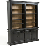 Витрина из массива сосны Sterling Showcase Black варинант исполнения - 4 | Loft Concept в Ижевске