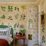 Обои ручная роспись Botanical Studies Linnaeus colourway варинант исполнения - 6 | Loft Concept в Ижевске