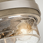Потолочный светильник с прозрачным стеклянным плафоном с эффектом пузырьков Kichler варинант исполнения - 2 | Loft Concept в Ижевске