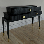 Премиальная Консоль с тремя ящиками Elsa Dreams Black варинант исполнения - 2 | Loft Concept в Ижевске