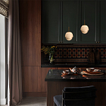 Подвесной светильник из белого алебастра Cryptocrystalline Stone варинант исполнения - 8 | Loft Concept в Ижевске