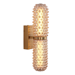 Бра с факутрным стеклянным плафоном Шампань Sonora варинант исполнения - 1 | Loft Concept в Ижевске