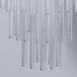 Бра с круглым основанием и длинными прозрачныи стеклянными трубками Nembus варинант исполнения - 7 | Loft Concept в Ижевске